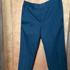 Navy Blue Slacks Size 30 Waist and Hemmed to a 30 inseam.